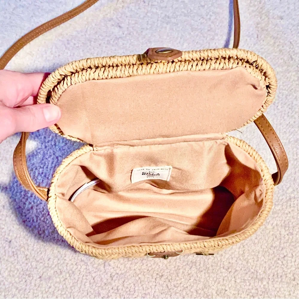 Billabong Long Strap Straw Basket Purse **NEW!!🎁🆕**